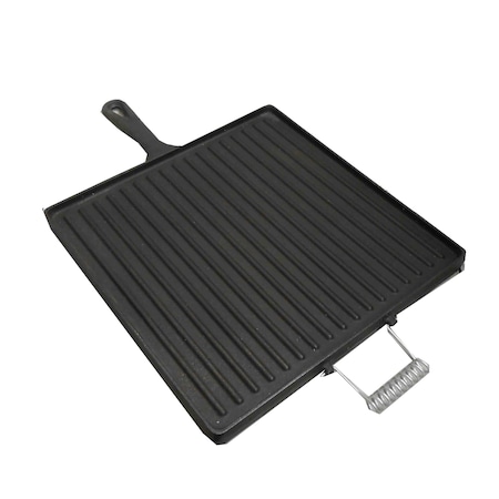 King Kooker Cast Iron, Double Sided Griddle, 14" x 14" CISQG14S
